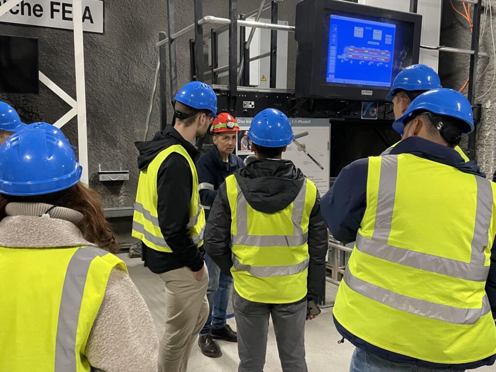 Nachwuchstagung zu Besuch im Mont Terri